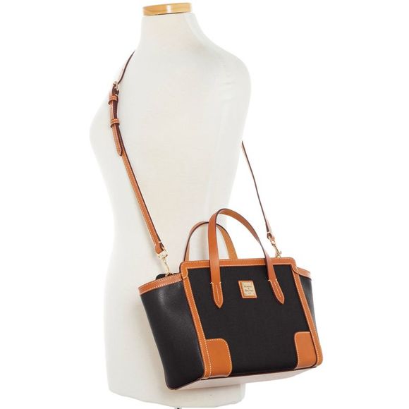 Dooney & Bourke Saffiano Small Shopper Tote - Black - Picture 4 of 4